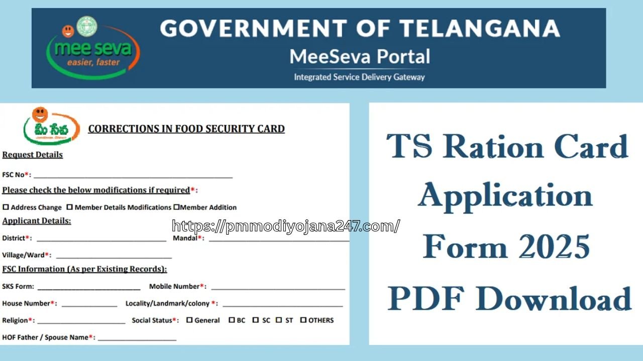 Ts Ration Card Application Form